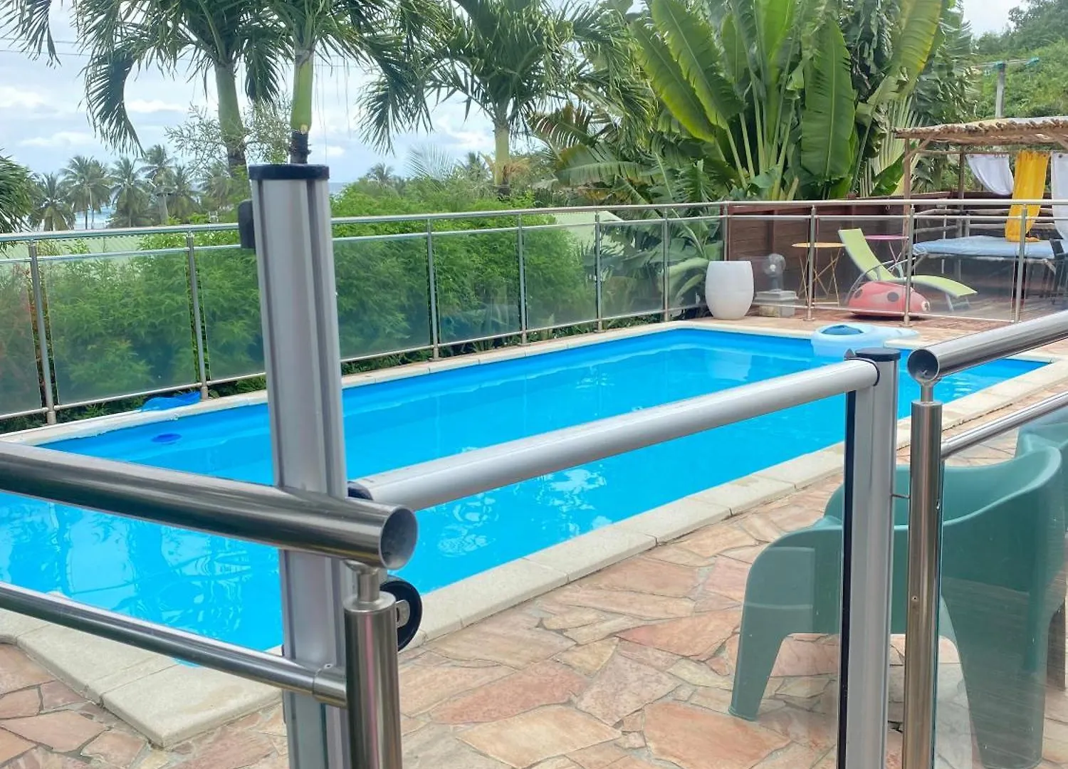 Les Algues De La Chapelle Bleu Horizon Villa Anse-Bertrand 0*,